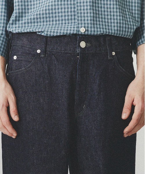 PUBLIC TOKYO(パブリックトウキョウ)の「PUBLIC DENIM STRAIGHT /日本製/岡山デニム/ストレート/春服(デニムパンツ・メンズ・ブラック/ミント/ダークインディゴブルー/ライトインディゴブルー・3/1/2)」の18枚目の写真