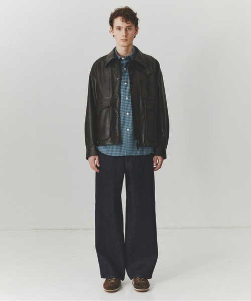 PUBLIC TOKYO(パブリックトウキョウ)の「PUBLIC DENIM STRAIGHT /日本製/岡山デニム/ストレート/春服(デニムパンツ・メンズ・ブラック/ミント/ダークインディゴブルー/ライトインディゴブルー・3/1/2)」の19枚目の写真
