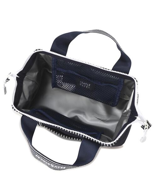 PEARLY GATES(パーリーゲイツ)の「【PEARLY GATES】PE帆布×サッカー保冷BAG(ゴルフグッズ・レディース・ホワイト/ネイビー・FREE)」の9枚目の写真