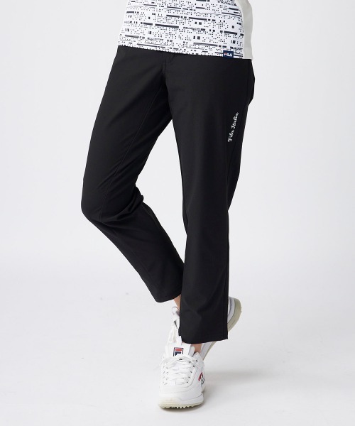 FILA GOLF(フィラゴルフ )の「【FILA GOLF:フィラゴルフ】レディースクロップドパンツ 冷感機能 ゴルフ(その他パンツ・レディース・ネイビー/ブラック/ホワイト/ライトグレー・SMALL/MEDIUM/LARGE/X-LARGE)」の2枚目の写真