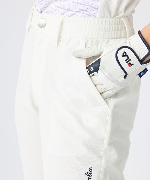 FILA GOLF(フィラゴルフ )の「【FILA GOLF:フィラゴルフ】レディースクロップドパンツ 冷感機能 ゴルフ(その他パンツ・レディース・ネイビー/ブラック/ホワイト/ライトグレー・SMALL/MEDIUM/LARGE/X-LARGE)」の12枚目の写真