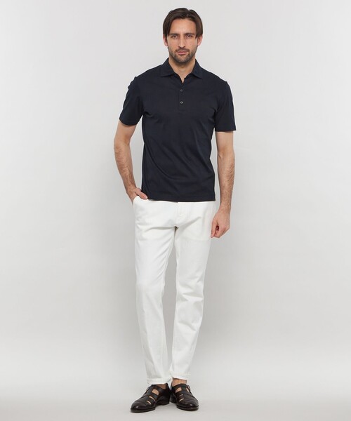 MACKINTOSH LONDON(マッキントッシュ ロンドン)の「ハイスペックスムースドレスポロシャツ(ポロシャツ・メンズ・グレー系その他/ネイビー/グレー/ホワイト・L/XL/M)」の7枚目の写真