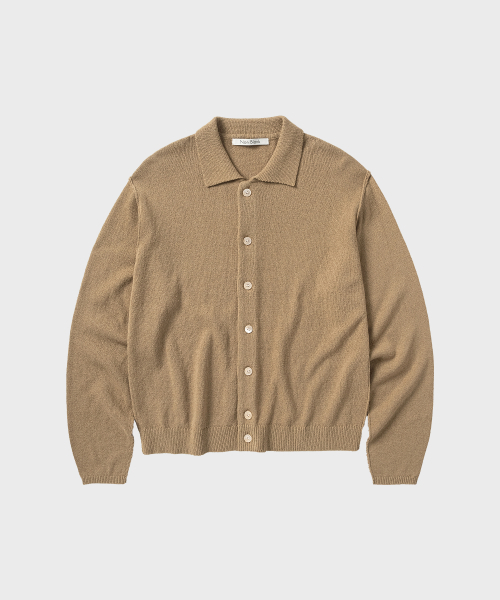 Кроп‑карди LS — карди‑оверсайз BEIGE