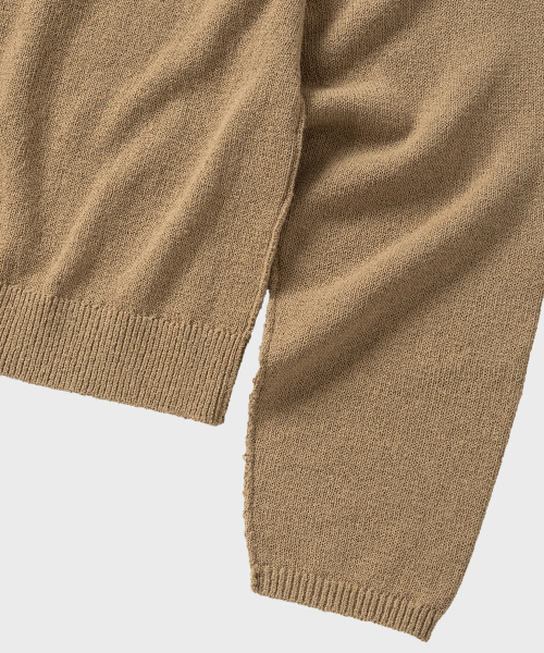 NONBLANK（ノンブランク）の「クロップカラーLSカーディガン_BEIGE（カーディガン/ボレロ・メンズ・ベージュ・MEDIUM/LARGE/X-LARGE）」の6枚目の写真