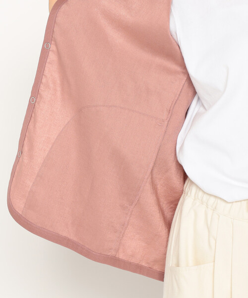 Women's Linen Polyester Cloth Shirt Cardigan（シャツ/ブラウス