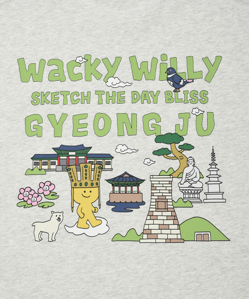 Wacky WiLLy(ワッキーウィリー)の「キキトラベルシリーズ競技Tシャツライトグレー(Tシャツ/カットソー・レディース・その他・SMALL/MEDIUM/LARGE/X-LARGE)」の5枚目の写真