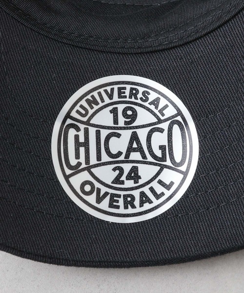 UNIVERSAL OVERALL（ユニバーサルオーバーオール）の「●UNIVERSAL OVERALL●UN LOGO CAP（キャップ・メンズ・ブラック・FREE）」の4枚目の写真