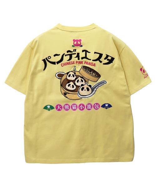 PANDIESTA(パンディエスタ)の「小籠包パンダTシャツ(M2)(Tシャツ/カットソー・メンズ・ホワイト/クリーム/ブラック・M/L/XL/XXL)」の19枚目の写真