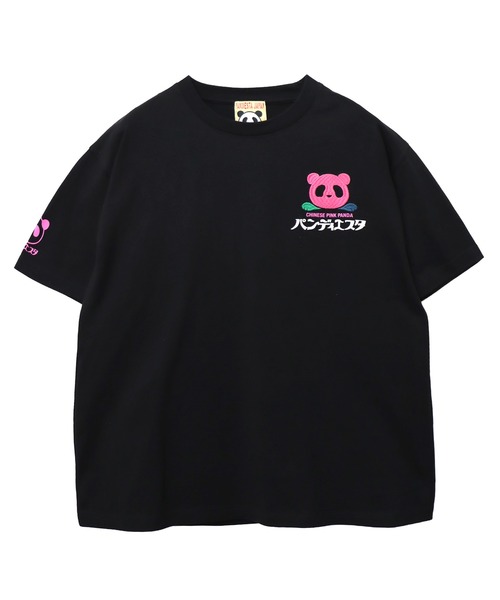 PANDIESTA(パンディエスタ)の「小籠包パンダTシャツ(M2)(Tシャツ/カットソー・メンズ・ホワイト/クリーム/ブラック・M/L/XL/XXL)」の8枚目の写真