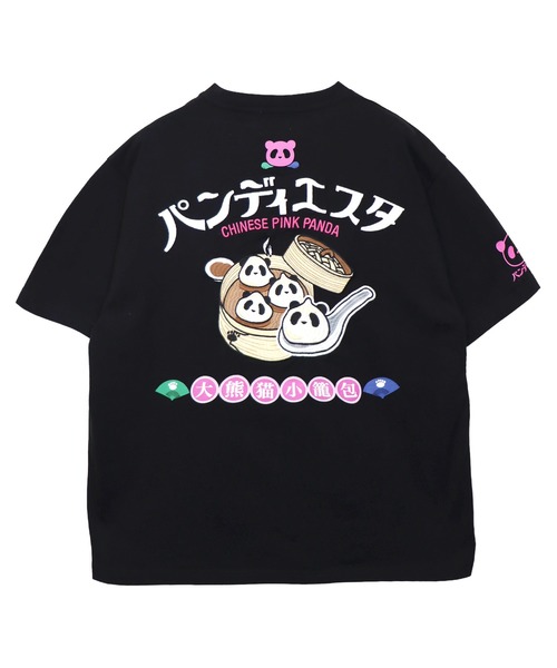 PANDIESTA(パンディエスタ)の「小籠包パンダTシャツ(M2)(Tシャツ/カットソー・メンズ・ホワイト/クリーム/ブラック・M/L/XL/XXL)」の11枚目の写真