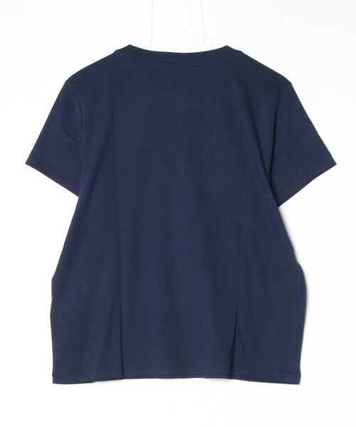 POLO RALPH LAUREN(ポロ ラルフ ローレン)の「コットン ジャージー Vネック Tシャツ(Tシャツ/カットソー・レディース・ネイビー系1・M/S/XL/L/XS)」の7枚目の写真