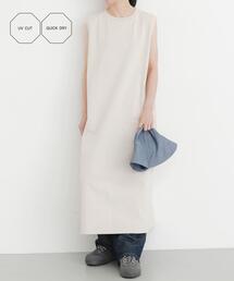 EKAL | 『UVカット/吸水速乾/防シワ』DRY OUT SLEEVLESS ONEPIECE(ワンピース)