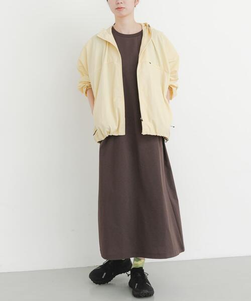 EKAL(エカル)の「『UVカット/吸水速乾』DRY OUT SLEEVLESS ONEPIECE(ワンピース・レディース・アイボリー/ネイビー/ブラウン/ピンク・ONE)」の21枚目の写真