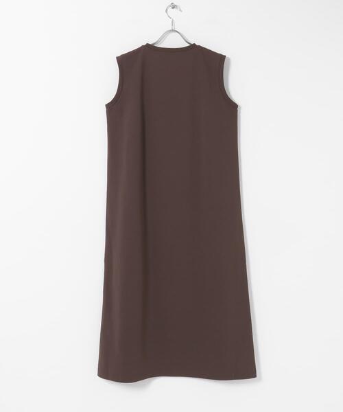 EKAL(エカル)の「『UVカット/吸水速乾』DRY OUT SLEEVLESS ONEPIECE(ワンピース・レディース・アイボリー/ネイビー/ブラウン/ピンク・ONE)」の19枚目の写真