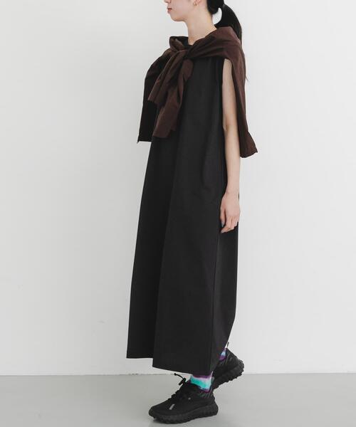 EKAL(エカル)の「『UVカット/吸水速乾』DRY OUT SLEEVLESS ONEPIECE(ワンピース・レディース・アイボリー/ネイビー/ブラウン/ピンク・ONE)」の13枚目の写真