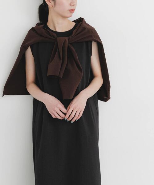 EKAL(エカル)の「『UVカット/吸水速乾』DRY OUT SLEEVLESS ONEPIECE(ワンピース・レディース・アイボリー/ネイビー/ブラウン/ピンク・ONE)」の12枚目の写真