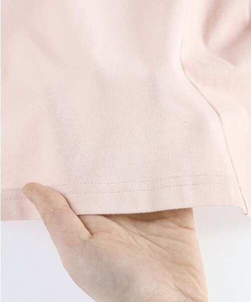 BRANSHES(ブランシェス)の「袖異素材バルーンチュニック(Tシャツ/カットソー・キッズ・ブラック/ピンク・120/130/110/90/140/150/100)」の3枚目の写真