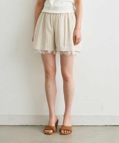 Trish(トリッシュ)の「ラフィアライクウエッジソールサンダル(サンダル・レディース・アイボリー/キャメル・MEDIUM/LARGE)」の9枚目の写真