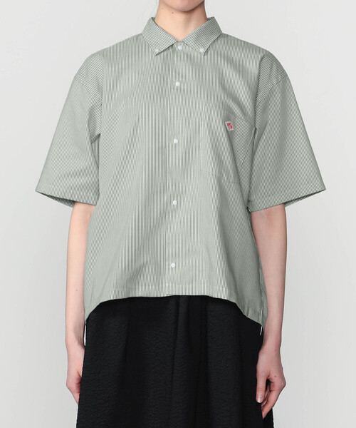 DANTON | ポリオックスフォード 半袖ボタンダウンシャツ WOMEN（シャツ