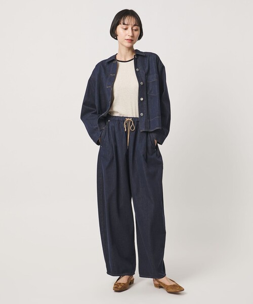 ステッチ デニム カーブパンツ（デニムパンツ）｜UNITED ARROWS