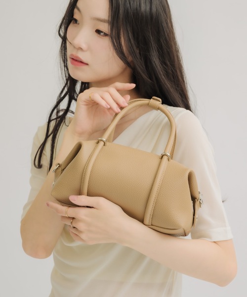NEUNA(ヌナ)の「【内ポケット付き◎】ソフトレザーベルトハンドバッグ(トートバッグ・レディース・アイボリー/ベージュ/グレー・FREE)」の22枚目の写真