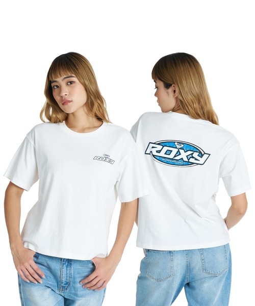 ROXY(ロキシー)の「ROXY SURF SOUL S/S TEE Tシャツ 【2026年夏モデル】(Tシャツ/カットソー・レディース・ブルー/ブラック/ホワイト/ピンク・LARGE/MEDIUM/SMALL)」の1枚目の写真