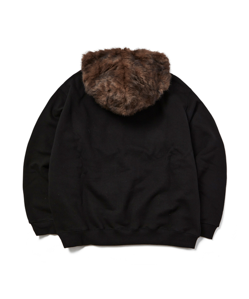 GARMENTS FAB（ガーメンツファブ）の「Old English Fur Hoodie (BLACK)（パーカー・レディース・その他・MEDIUM/LARGE）」の5枚目の写真