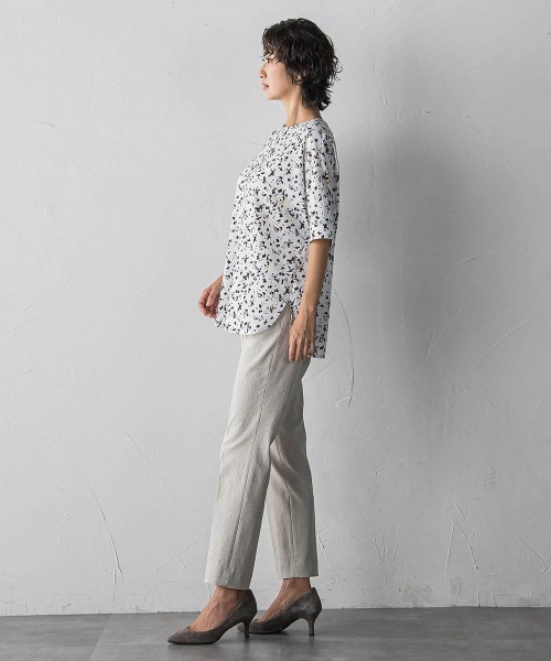 la.f…(ラエフ)の「幾何柄ブラウス(シャツ/ブラウス・レディース・ホワイト系その他/ダークグレー・9号)」の8枚目の写真