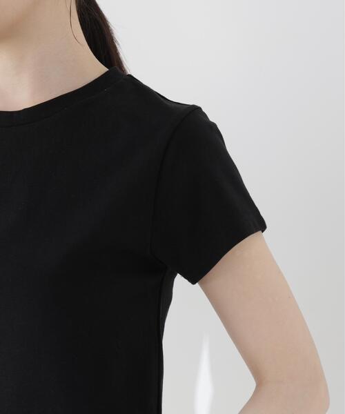 a/mie（アミー）の「＜ａ＞レースヘムＴシャツ / 1216269500（Tシャツ/カットソー・レディース・ブラック/ホワイト・MEDIUM/SMALL）」の14枚目の写真
