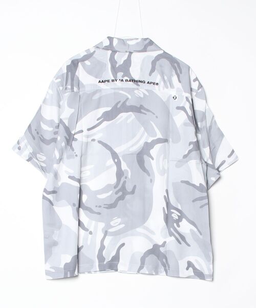 AAPE BY A BATHING APE（エーエイプバイアベイシングエイプ）の「AAPE MAIN SHORT SLEEVE SHIRT(camouflage)（シャツ/ブラウス・メンズ・ブルー系その他2/ホワイト系その他・LARGE/X-LARGE/MEDIUM/SMALL）」の16枚目の写真