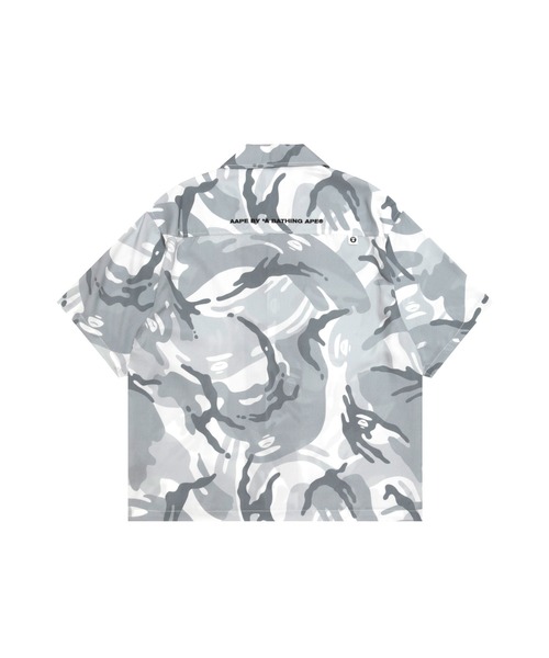 AAPE BY A BATHING APE（エーエイプバイアベイシングエイプ）の「AAPE MAIN SHORT SLEEVE SHIRT(camouflage)（シャツ/ブラウス・メンズ・ブルー系その他2/ホワイト系その他・LARGE/X-LARGE/MEDIUM/SMALL）」の3枚目の写真