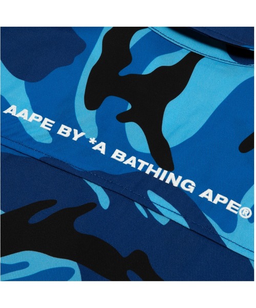 AAPE BY A BATHING APE（エーエイプバイアベイシングエイプ）の「AAPE MAIN SHORT SLEEVE SHIRT(camouflage)（シャツ/ブラウス・メンズ・ブルー系その他2/ホワイト系その他・LARGE/X-LARGE/MEDIUM/SMALL）」の10枚目の写真