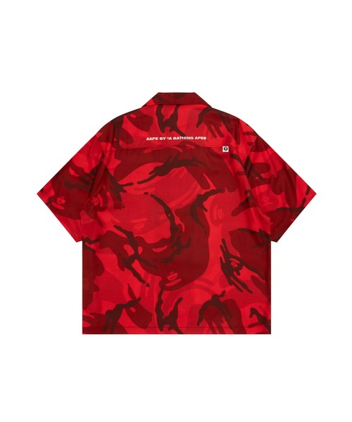 AAPE BY A BATHING APE（エーエイプバイアベイシングエイプ）の「AAPE MAIN SHORT SLEEVE SHIRT(camouflage)（シャツ/ブラウス・メンズ・ブルー系その他2/ホワイト系その他・LARGE/X-LARGE/MEDIUM/SMALL）」の11枚目の写真