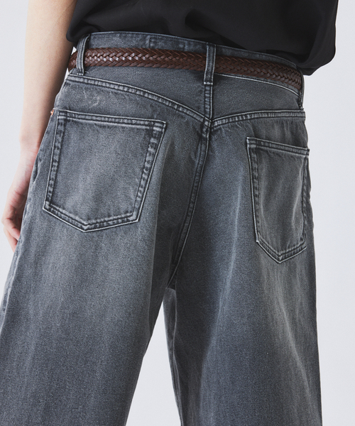JOURNAL STANDARD relume（ジャーナルスタンダード　レリューム）の「クラフトデニム ワイドパンツ 12OZ（デニムパンツ・メンズ・ブルー/ブラックミックス/ブルー系その他・MEDIUM/LARGE）」の9枚目の写真