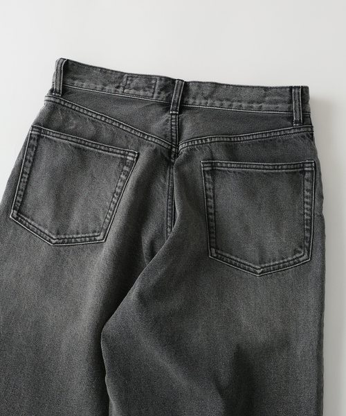 JOURNAL STANDARD relume（ジャーナルスタンダード　レリューム）の「クラフトデニム ワイドパンツ 12OZ（デニムパンツ・メンズ・ブルー/ブラックミックス/ブルー系その他・MEDIUM/LARGE）」の17枚目の写真