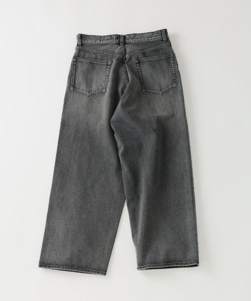JOURNAL STANDARD relume（ジャーナルスタンダード　レリューム）の「クラフトデニム ワイドパンツ 12OZ（デニムパンツ・メンズ・ブルー/ブラックミックス/ブルー系その他・MEDIUM/LARGE）」の18枚目の写真
