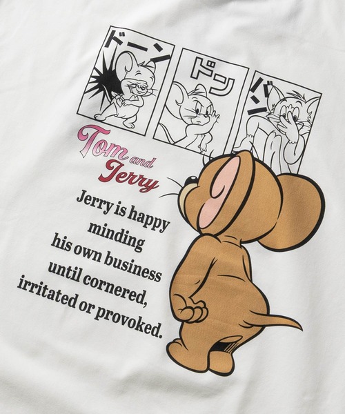 Tom&Jerry(トムアンドジェリー)の「【15】〔TOM&JERRY/トム&ジェリー〕ドライタッチ コットンライク ポケット刺繍 半袖Tシャツ 吸水速乾/UVカット さかな/三匹の子猫/カナリア(Tシャツ/カットソー・メンズ・ホワイト系3/ブラック系6/ブラック系5/ホワイト系2/ホワイト系1/ブラック系3/ブラック系1/ホワイト系6/ホワイト系4/ブラック系4/ブラック系2/ホワイト系5・MEDIUM/LARGE)」の18枚目の写真