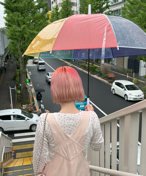 Alley Tokyo(アリートーキョー)の「パターンメッシュのロンTキャミセット(Tシャツ/カットソー・レディース・ピンク/アニマル/オフホワイト・FREE)」の4枚目の写真