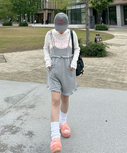 Alley Tokyo(アリートーキョー)の「パターンメッシュのロンTキャミセット(Tシャツ/カットソー・レディース・ピンク/アニマル/オフホワイト・FREE)」の21枚目の写真