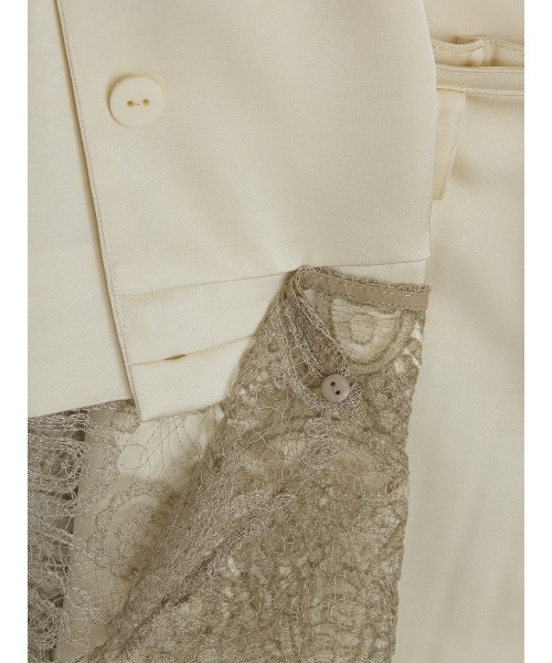 Ameri(アメリ)の「MEDI VINTAGE SATIN LACE SWITCH SETUP(セットアップ・レディース・アイボリー/ブラック/ミント・SMALL/MEDIUM)」の18枚目の写真