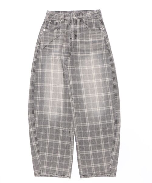 Figments(フィグメンツ)の「フェードチェックカーブパンツ(その他パンツ・レディース・グレー・LARGE/MEDIUM/SMALL)」の9枚目の写真