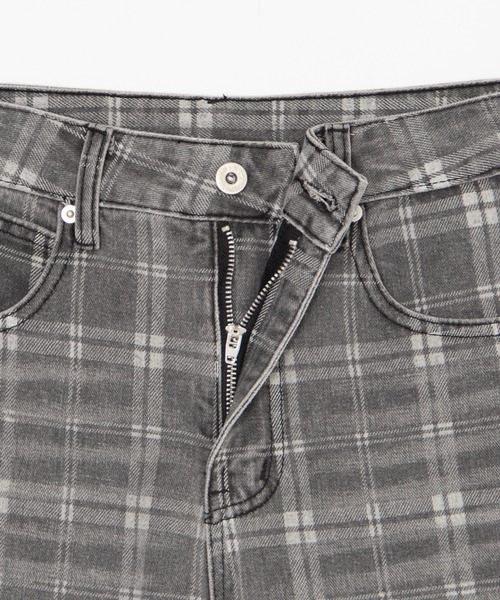 Figments(フィグメンツ)の「フェードチェックカーブパンツ(その他パンツ・レディース・グレー・LARGE/MEDIUM/SMALL)」の5枚目の写真