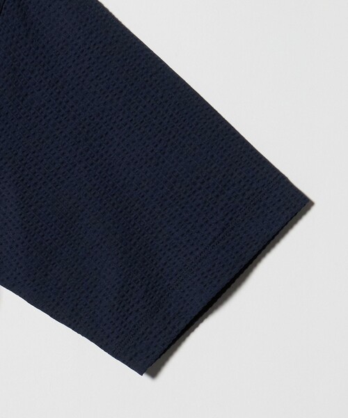 A DAY IN THE LIFE UNITED ARROWS(アデイインザライフユナイテッドアローズ)の「シルケット サッカー リラックス カットソー-吸水速乾-<A DAY IN THE LIFE>(Tシャツ/カットソー・メンズ・その他1/ホワイト/ネイビー・L/M)」の7枚目の写真