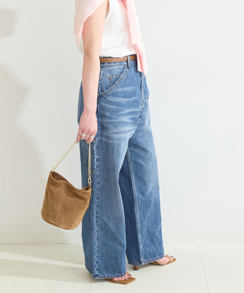 B.C STOCK(ベーセーストック)の「MCL / エムシーエル 別注 ペインターパンツ(その他パンツ・レディース・サックスブルー・SMALL/MEDIUM)」の4枚目の写真