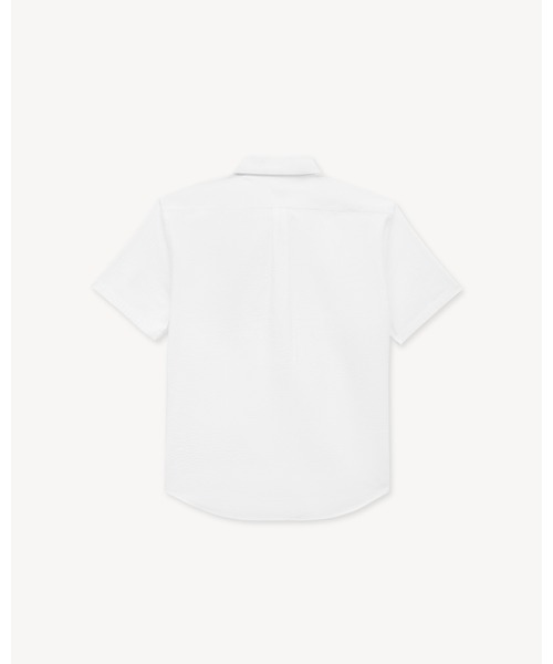 KENZO(ケンゾー)の「'KENZO Signature' カジュアル ショートスリーブ シャツ イン シアサッカー コットン(シャツ/ブラウス・メンズ・ホワイト系その他・MEDIUM/LARGE/SMALL/X-SMALL/X-LARGE)」の2枚目の写真