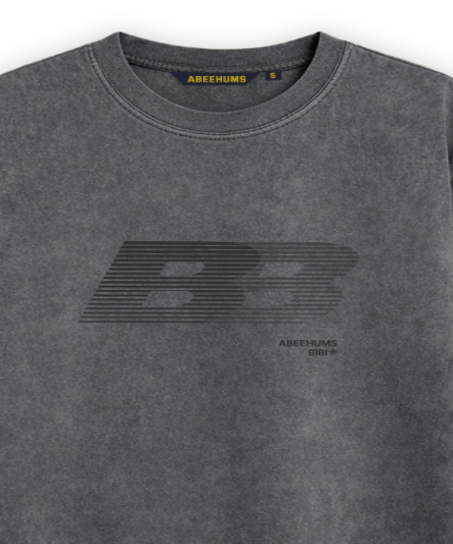 ABEEHUMS(アビハムズ)の「ピグメントダイモーション半袖Tシャツ ABH365-109 チャコール(Tシャツ/カットソー・レディース・チャコール・SMALL/MEDIUM)」の4枚目の写真