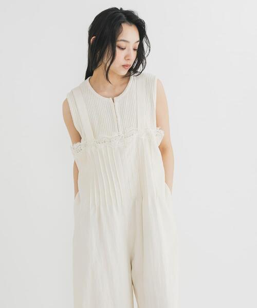 セール】レースオンピンタックサロペット（その他パンツ）｜KBF