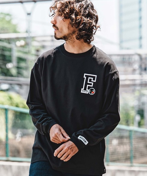 felkod(フィルコッド)の「mlt5731- Chenille Patch 6oz Long Sleeve Tee ロングスリーブTシャツ(F26A260)(Tシャツ/カットソー・メンズ・ホワイト/ネイビー/ブラック・S/M/L/XL)」の5枚目の写真