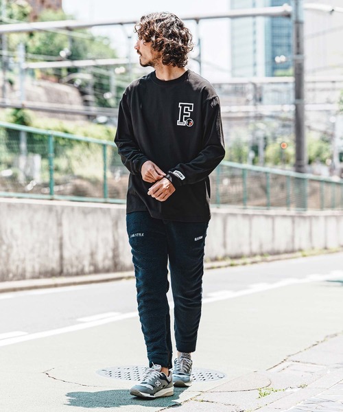 felkod(フィルコッド)の「mlt5731- Chenille Patch 6oz Long Sleeve Tee ロングスリーブTシャツ(F26A260)(Tシャツ/カットソー・メンズ・ホワイト/ネイビー/ブラック・S/M/L/XL)」の7枚目の写真