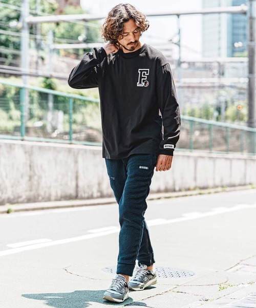 felkod(フィルコッド)の「mlt5731- Chenille Patch 6oz Long Sleeve Tee ロングスリーブTシャツ(F26A260)(Tシャツ/カットソー・メンズ・ホワイト/ネイビー/ブラック・S/M/L/XL)」の8枚目の写真